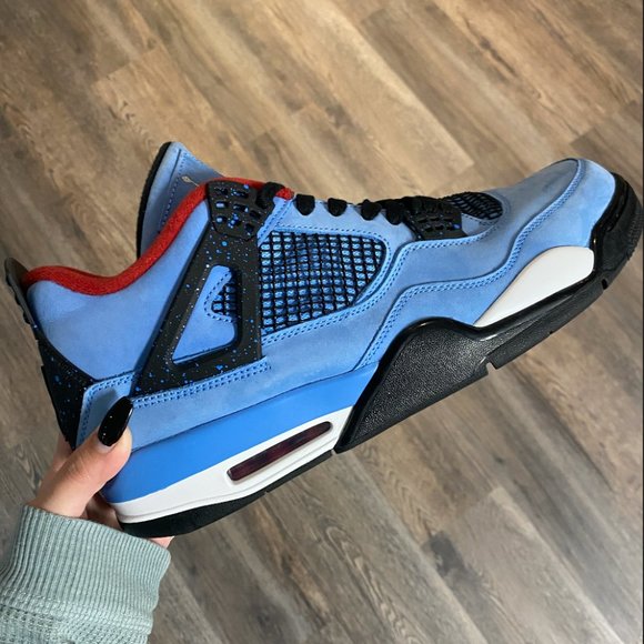 Air Jordan Retro 4 Travis Scott Cactus Jack Mens - Picture 3 of 6